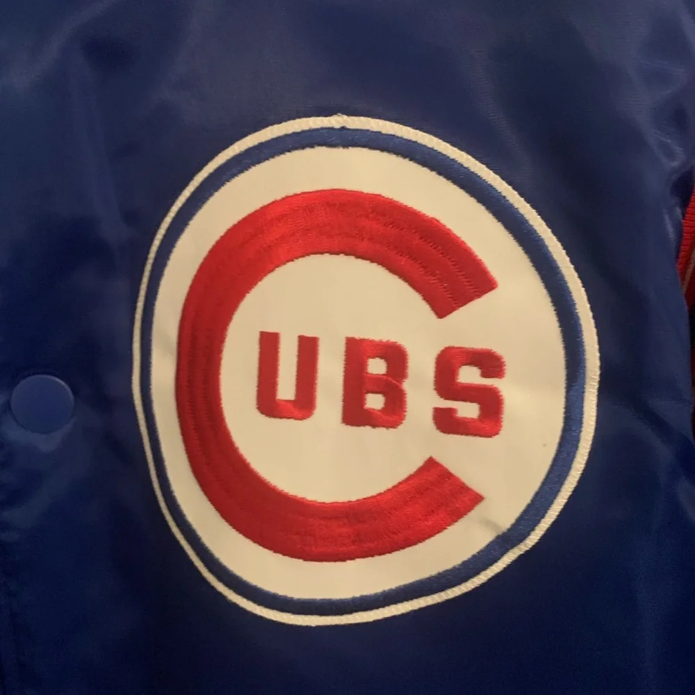 STARTER Chicago‎ Cubs Satin Bomber